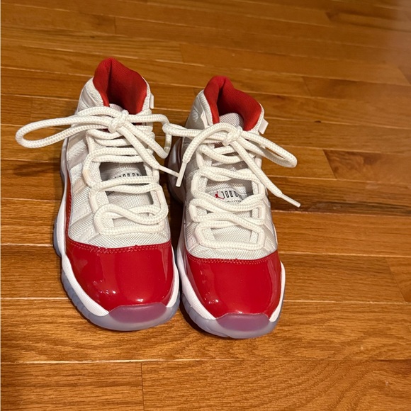 Jordan Other - Brand New retro Jordan 11 Kids Red and White Sneakers size 3.5